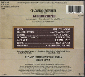 Giacomo Meyerbeer: Le Prophete 3CD Box (Käyt)