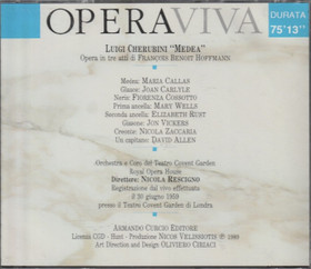 Luigi Cherubini: Medea CD (Käyt)