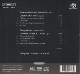 Mendelssohn / Enescu / Gringolts Quartet & Meta4: Octets SACD (Käyt)