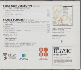 Mendelssohn / Schubert: Octet / 'Trout' Quintet CD (Käyt)