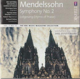 Mendelssohn: Symphony No. 2 Lobgesang (Hymn of Praise) CD (Käyt)