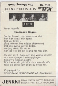 Suosikki-Jenkki keräilykortti N:o 70 - The Mercey Beats K3- (Käyt)