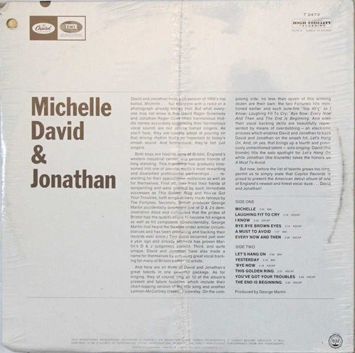 David & Jonathan : Michelle LP (Mint)