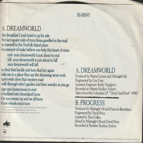 Midnight Oil: Dreamworld / Progress 7