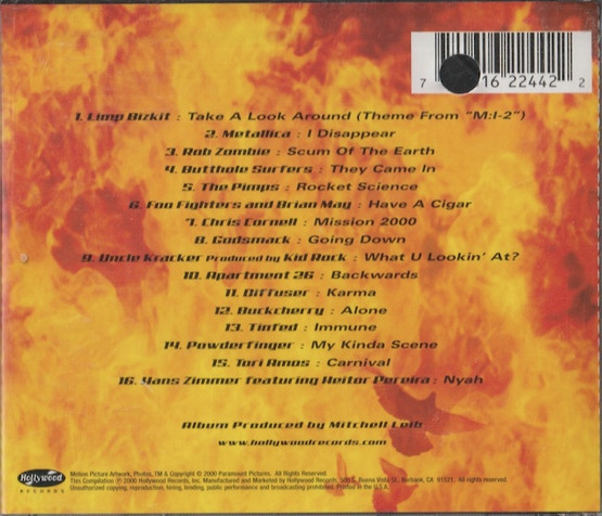 V/A: Music From And Inspired By M:I-2 (Käyt.CD)
