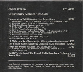 Mussorgsky: Pictures At An Exhibition etc. CD (Käyt)
