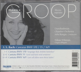 Monica Groop / Juha Kangas: Bach Alto Cantatas CD (Käyt)