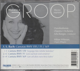 Monica Groop / Juha Kangas: Bach Alto Cantatas CD (Käyt)