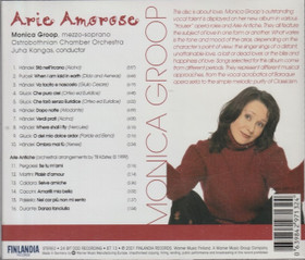 Monica Groop / Juha Kangas: Arie Amorose CD (Käyt)