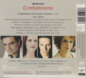 Monteverdi / Villazón/ Topi Lehtipuu / Haïm: Combattimento 2CD (Käyt)
