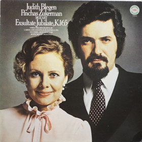 Mozart / Judith Blegen /Pinchas Zukerman: Exsultate Jubilate, K.165 LP