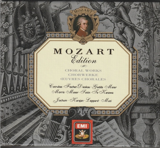 Mozart / Jochum / Karajan / Leppard/ Muti: Choral Works 2CD Box (Käyt)