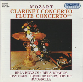 Mozart: Clarinet Concerto / Flute Concerto K 314. CD (Käyt)