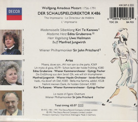 Mozart / Sir John Pritchard: Der Schauspieldirektor CD Box (Käyt)