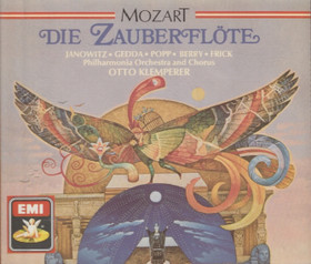 Mozart / Janowitz / Gedda / Otto Klemperer: Die Zauberflöte 2CD (Käyt)