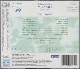 Mozart / Pinza / Bampton / Novotná / Walter: Don Giovanni 2CD (Käyt)