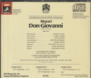 Mozart / Allen / Vaness / Ewing / Haitink: Don Giovanni 3CD Box (Käyt)