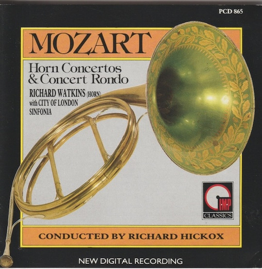 Mozart / Richard Watkins / Hickox: Horn Concertos & Concert Rondo CD