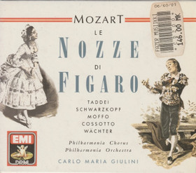Mozart / Carlo Maria Giulini: Le Nozze Di Figaro 2CD Box(Käyt)