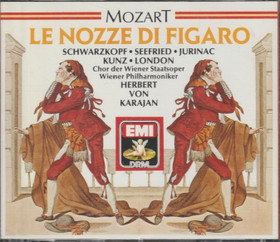 Mozart / Schwarzkopf /Seefried /Karajan: Le Nozze Di Figaro 2CD (Käyt)