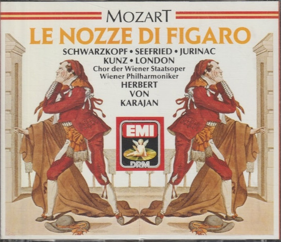 Mozart / Schwarzkopf /Seefried /Karajan: Le Nozze Di Figaro 2CD (Käyt)