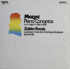 Mozart: Piano Concertos in A major K.414 & 488 LP (Käyt)