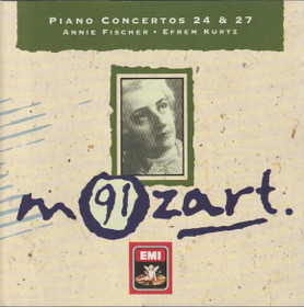Mozart / Annie Fischer / Efrem Kurtz: Piano Concertos 24 & 27. CD Käyt
