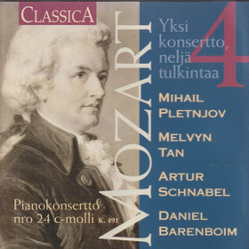 Mozart: Pianokonsertto nro24 c-molli. CD (Käyt)