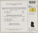 Mozart / Karajan: Symphonien Nr. 38 »Prager« & Nr. 39 CD (Käyt)
