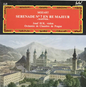 Mozart /Suk: Serenade N° 7 En Re Majeur / KV 250 