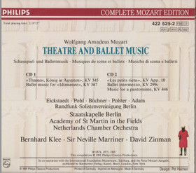 Mozart: Theatre And Ballet Music 2CD Box (Käyt)