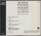 Mozart / Schröter / Murray Perahia: 3 Concerti. K. 107 CD (Käyt)