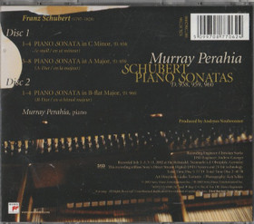 Schubert / Murray Perahia: Piano Sonatas (D.958, 959, 960) 2CD (Käyt)