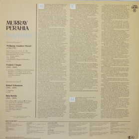 Murray Perahia: Portrait LP (Käyt)