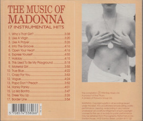 Gary Tesca Orchestra: The Music Of Madonna - 17 Instrumental CD (Käyt)