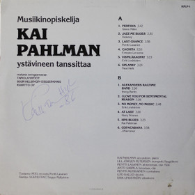 Musiikinopiskelija Kai Pahlman ystävineen tanssittaa LP (Käyt)