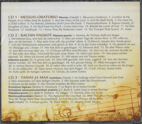 V/A: Musiikkia elämän matkalle - kohokohtia oratorioista ja passioista