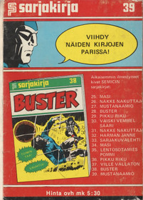 Semicin sarjakirja 39 - Mustanaamio. K3- (Käyt)