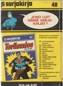 Semicin sarjakirja 48 - Mustanaamio. K3 (Käyt)