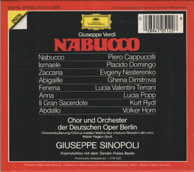Verdi / Cappuccilli / Domingo / Sinopoli: Nabucco 2CD Box (Käyt)