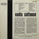 Nadia Cattouse: Nadia Cattouse LP (Käyt)