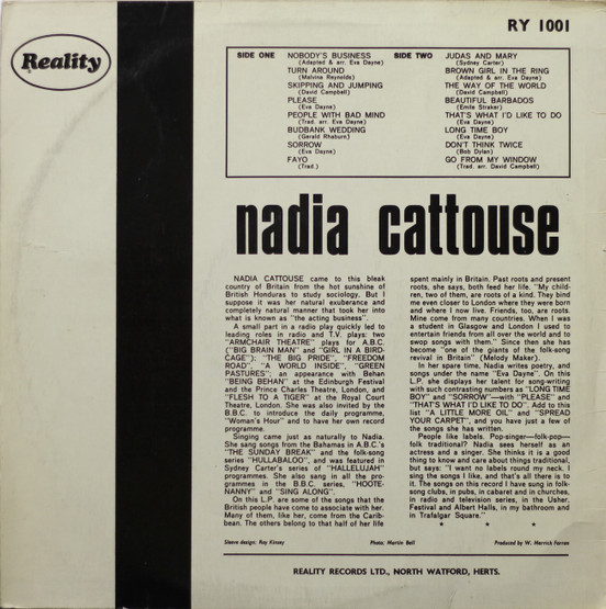 Nadia Cattouse: Nadia Cattouse LP (Käyt)