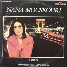 Nana Mouskouri: A Paris - Enregistrement Public A L'Olympia 2LP (Käyt)
