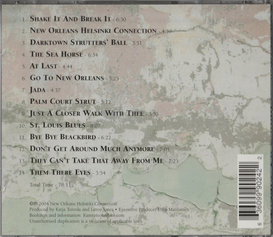 New Orleans Helsinki Connection: At Last CD (Käyt)