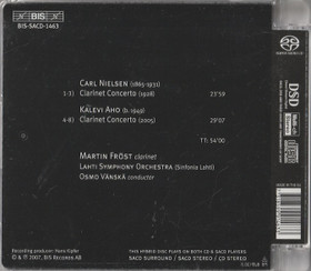 Martin Fröst / Nielsen/ Aho: Nielsen & Aho Clarinet Concertos CD Käyt