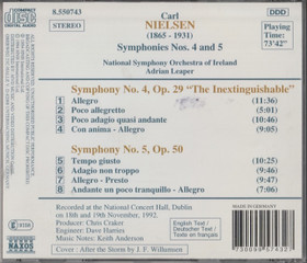 Nielsen / Leaper: Symphonies Nos. 4 