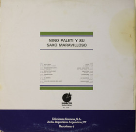 Nino Paleti: Nino Paleti Y Su Saxo Maravilloso LP (Käyt)