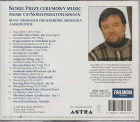 Nobel Prize Ceremony Music - Musik Vid Nobelprisutdelningen CD (Käyt)