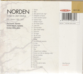 Sibelius / Freund /Hakala / Attila: Norden (Songs By Jean Sibelius) CD