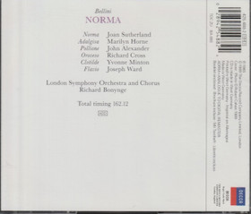 Bellini / Sutherland / Horne / Alexander / Bonynge: Norma 3CD (Käyt)